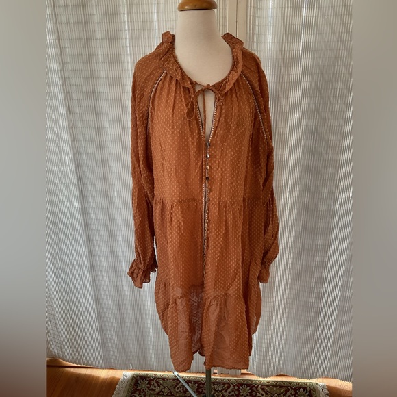 Johnny Was Jade Dress Orla Mini Size XL